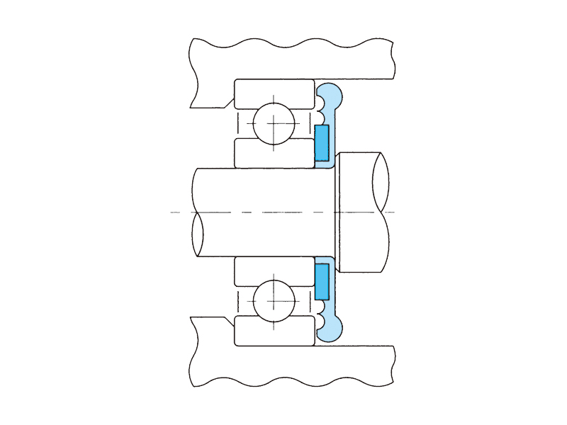 電動機ベアリング用ダストシールの画像
